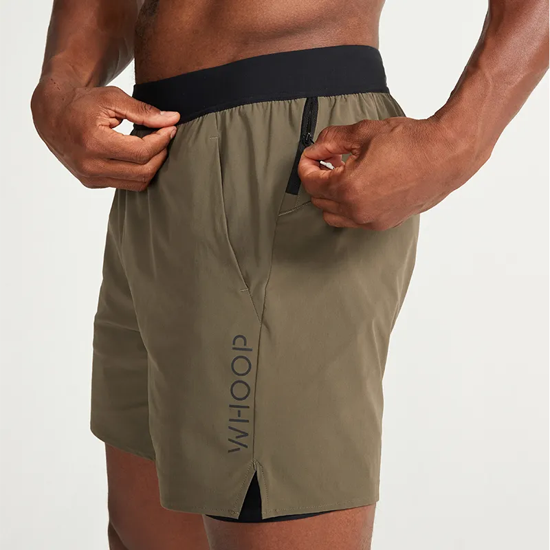 Olive ANY-WEAR™ Logo Short | Smart Apparel