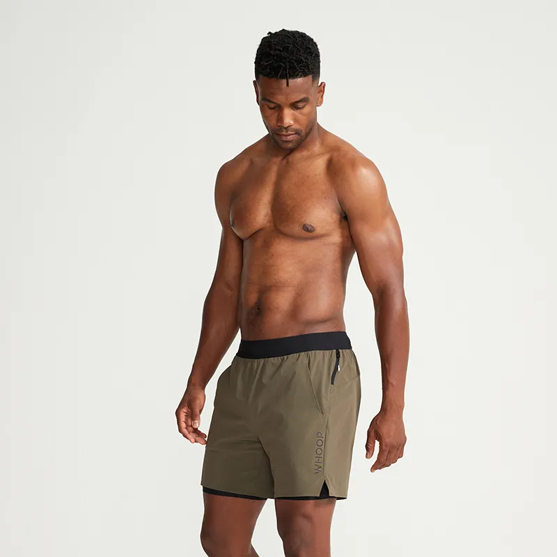 Olive ANY-WEAR™ Logo Short | Smart Apparel