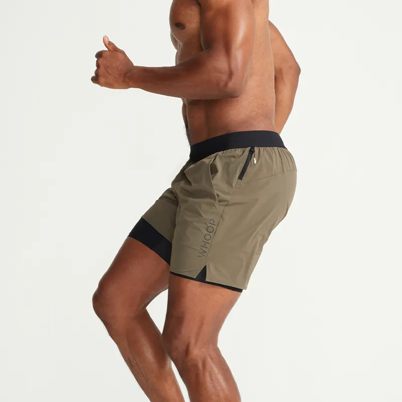 Olive ANY-WEAR™ Logo Short | Smart Apparel