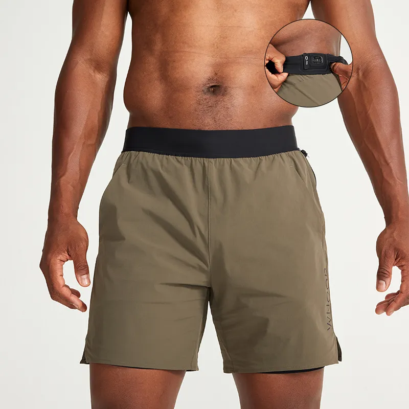 Olive ANY-WEAR™ Logo Short | Smart Apparel