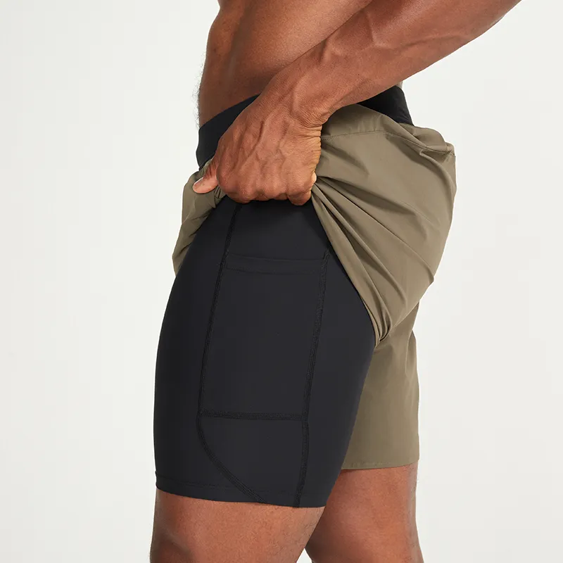 Olive ANY-WEAR™ Logo Short | Smart Apparel