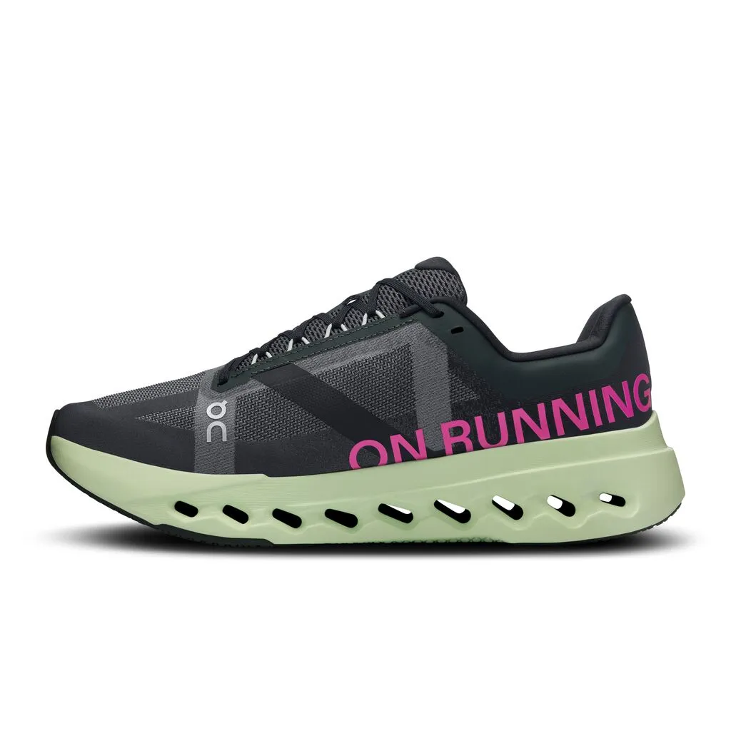 On Men's Cloudsurfer Next Running Shoes Black / Lima