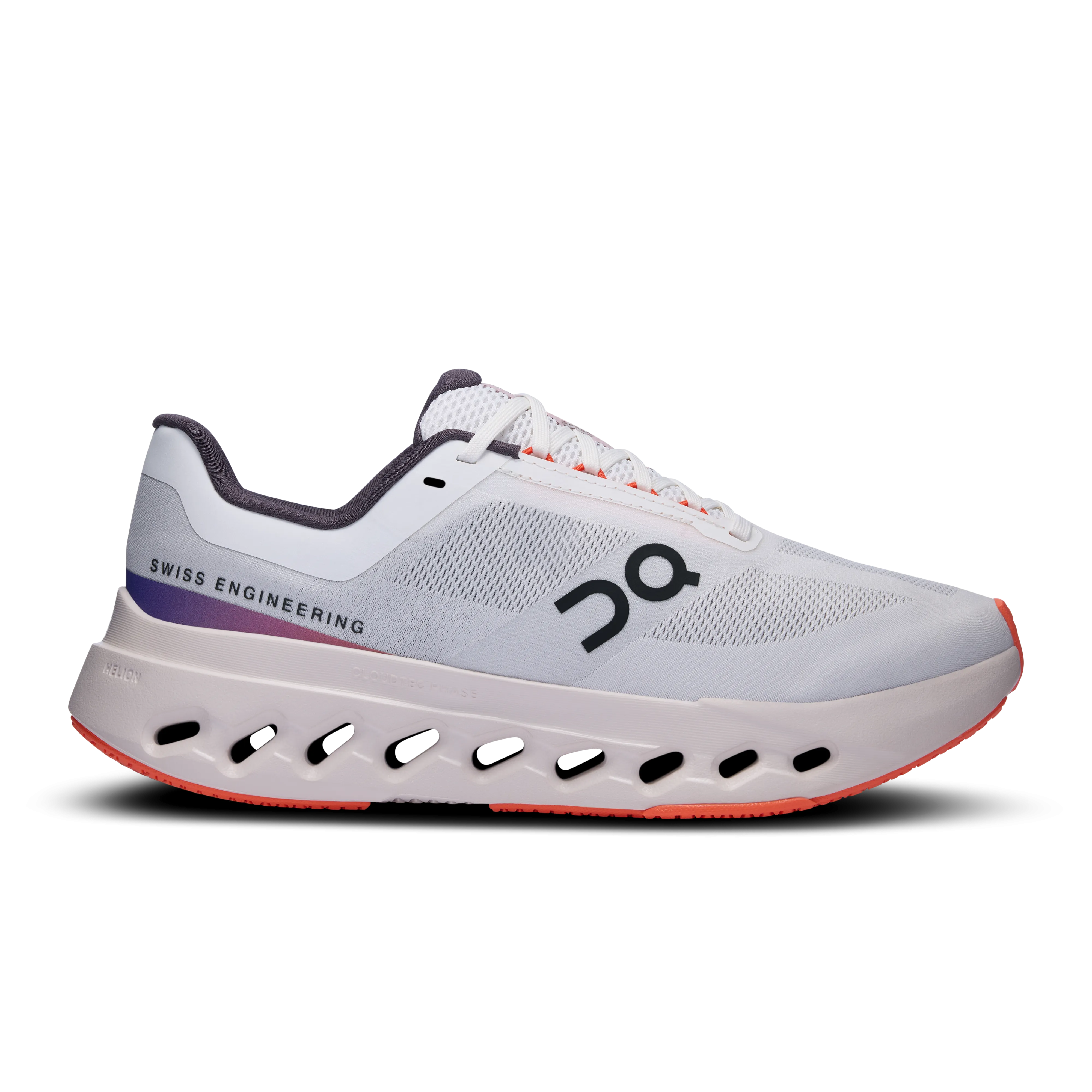 On Running Women's Cloudsurfer Next Wide Shoes - White / Flame