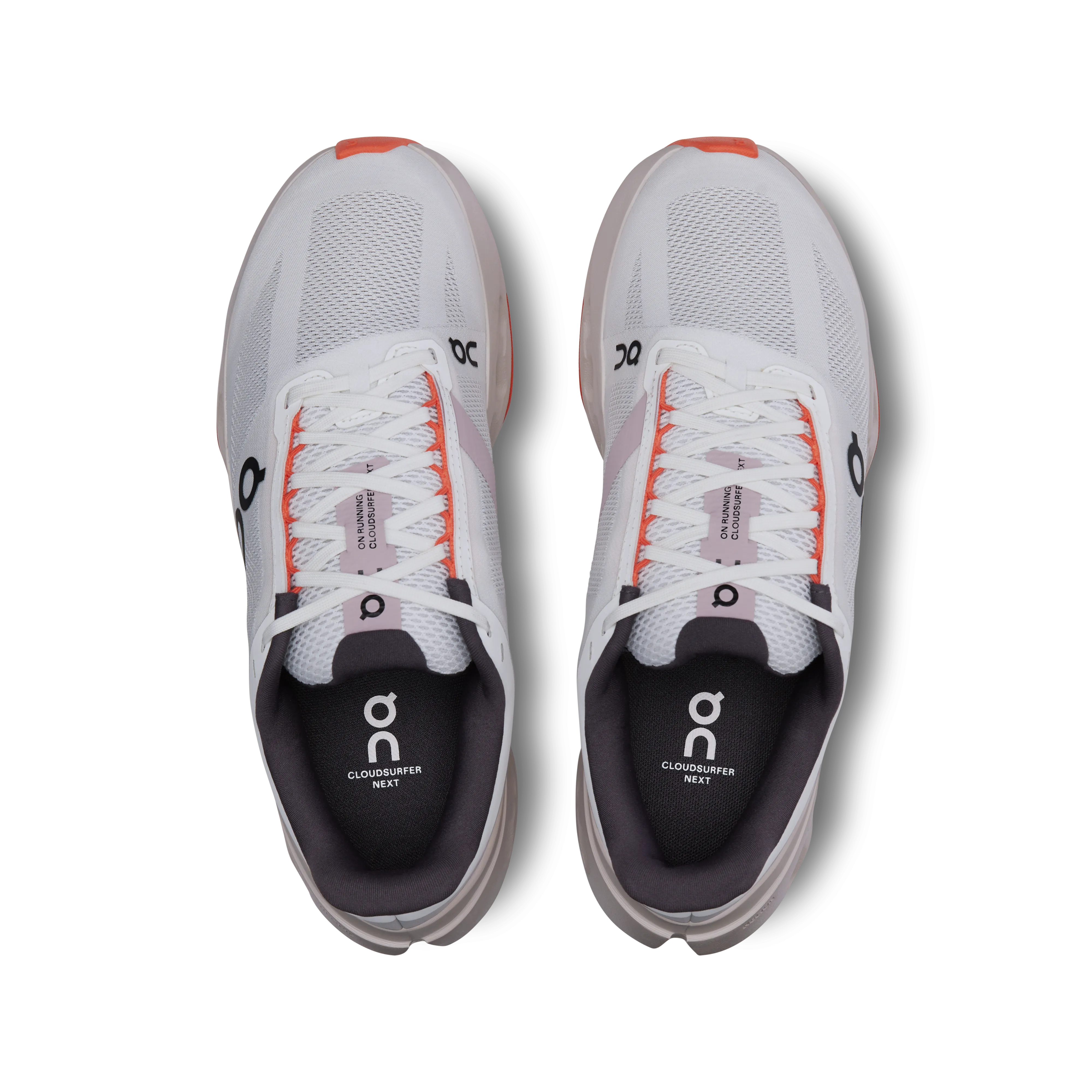 On Running Women's Cloudsurfer Next Wide Shoes - White / Flame