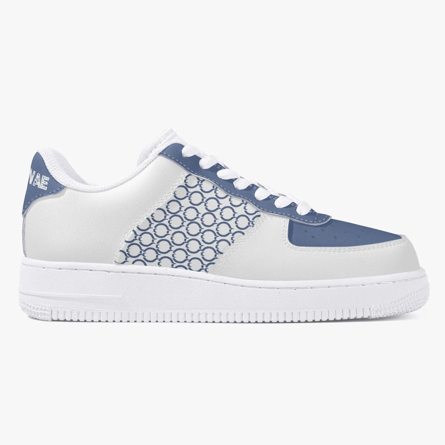 OOTAMAWAE Original Brand Low-Top Leather Sports Sneakers AIR Blue