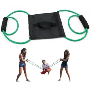 Outdoor Water Balloon Launcher Elastic 3 People Bomb Beach Party Toys Line Length 1.5m