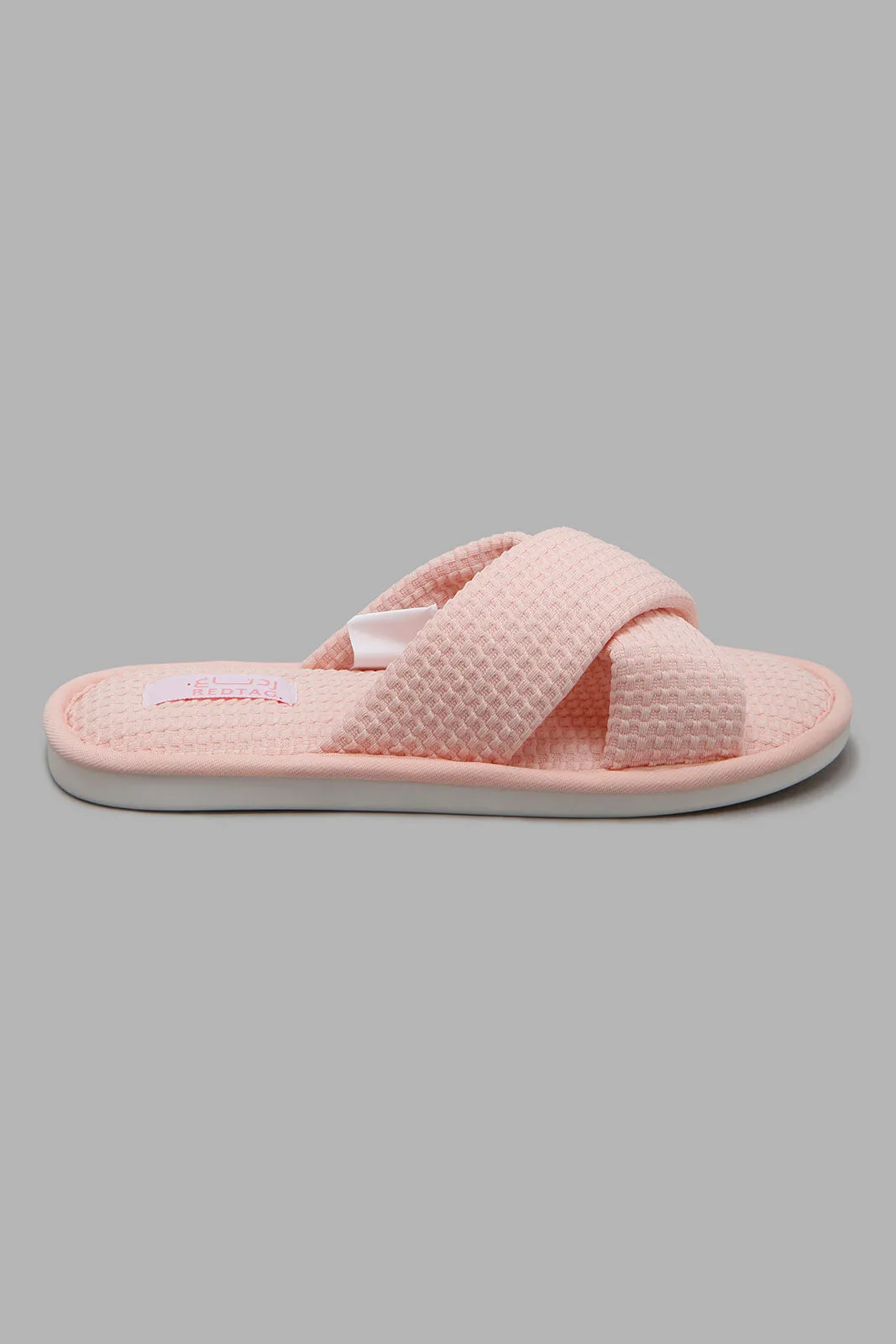 Pink Cross Over Slipper