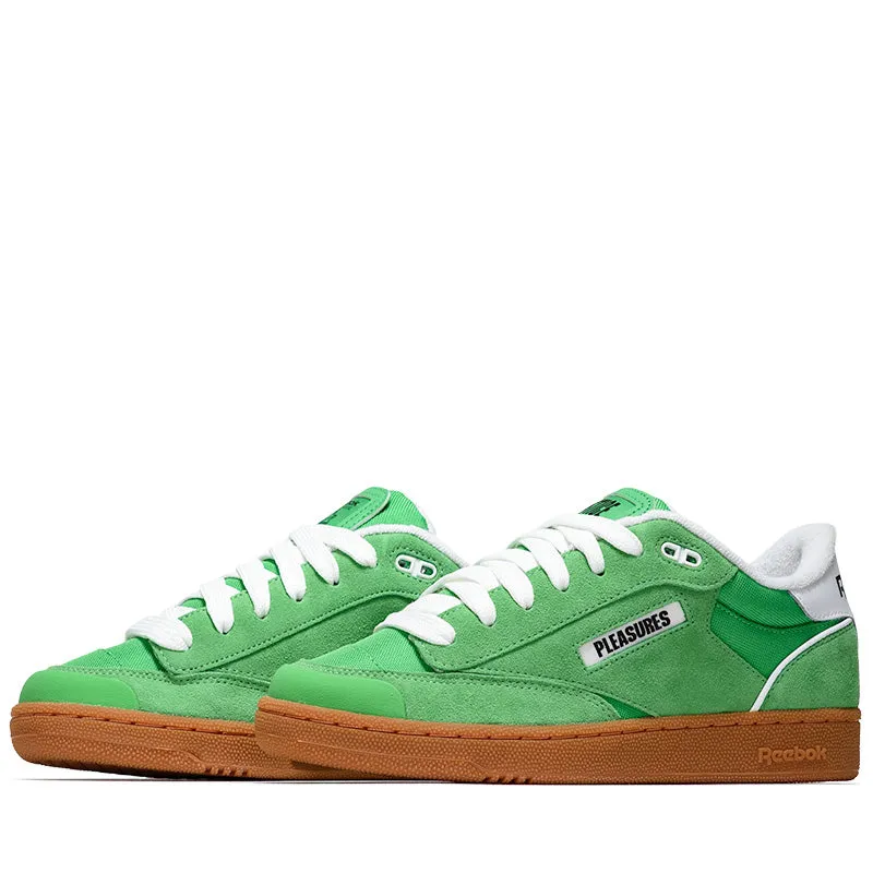 Pleasures x Reebok Club C Bulc - Sport Green/Raw Green