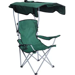 Portable Camping Chairs with Shade Canopy Original Green