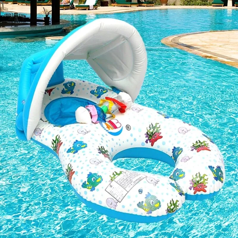 Portable Children Swim Circle Inflatable Safety Ring