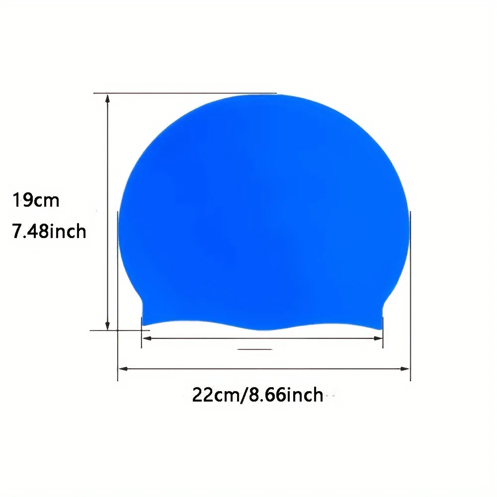 Premium Silicone Swimming Cap for Men and Women Waterproof  Comfortable