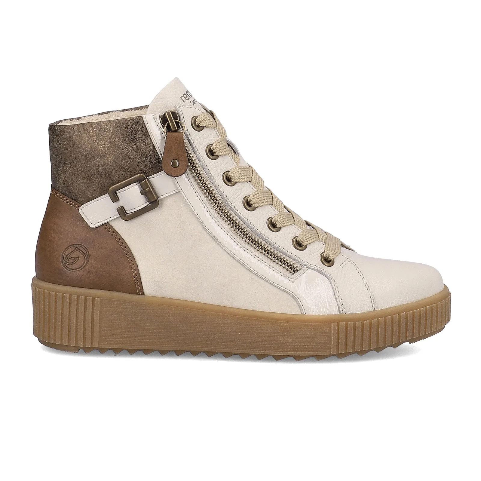 Remonte Gesa R7997-80 Ankle Boot (Women) - Dreide/Off White/Cream/Chest