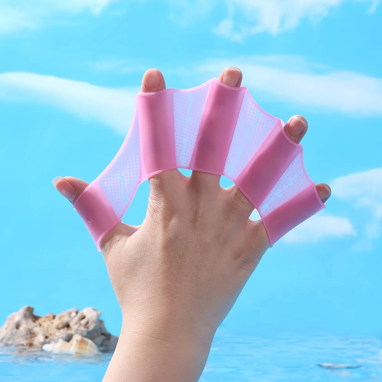 Silicone Flippers Ultimate Outdoor Diving  Swimming Hand Accessory