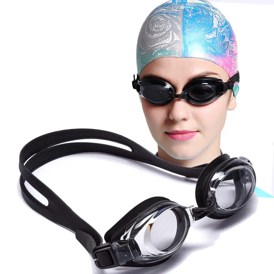 Silicone Swimming Goggles Waterproof AntiFog UV Protection for Men  Women