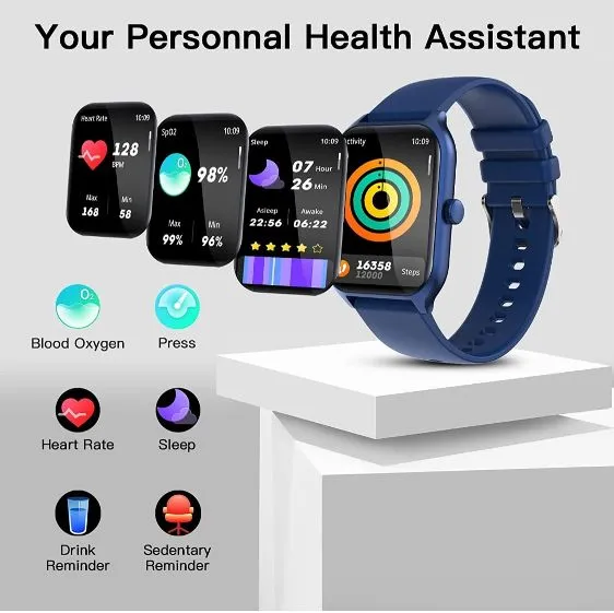 SOLD (Jewelry) Ypaddbu Smart Watch for Women & Men/1.96" Full Touch Screen/Android & iOS Phones/Fitness Smart Watch with Heart Rate Blood Oxygen Monitor/100  Sport Modes/Ai Voice