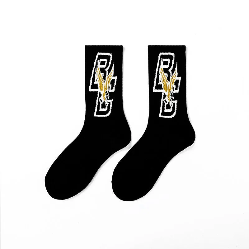 Sports Casual Printed Socks