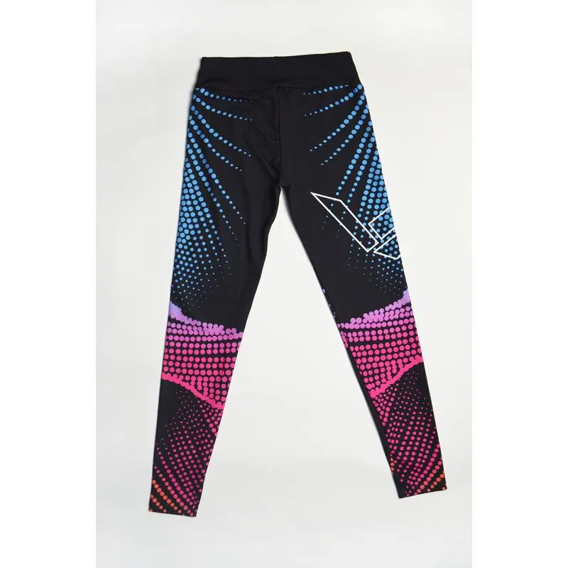 Sports Gradient Geometric Elasticity Yoga Fitness Sports Leggings