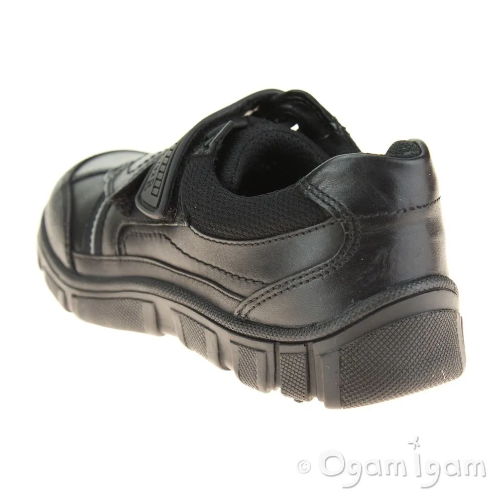 Start-rite Luke Boys Black School Shoe