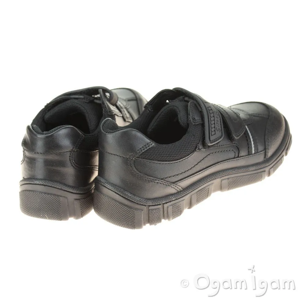 Start-rite Luke Boys Black School Shoe