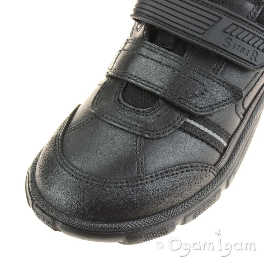 Start-rite Luke Boys Black School Shoe