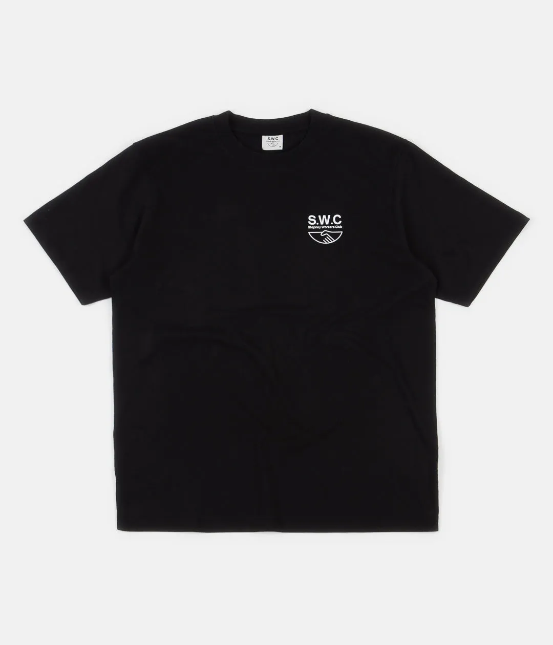 Stepney Workers Club Handshake T-Shirt - Black