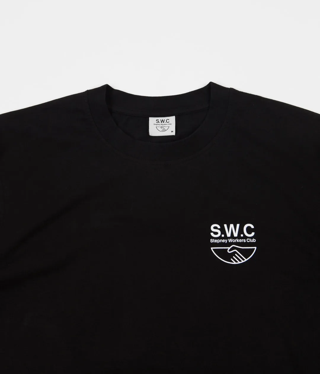 Stepney Workers Club Handshake T-Shirt - Black