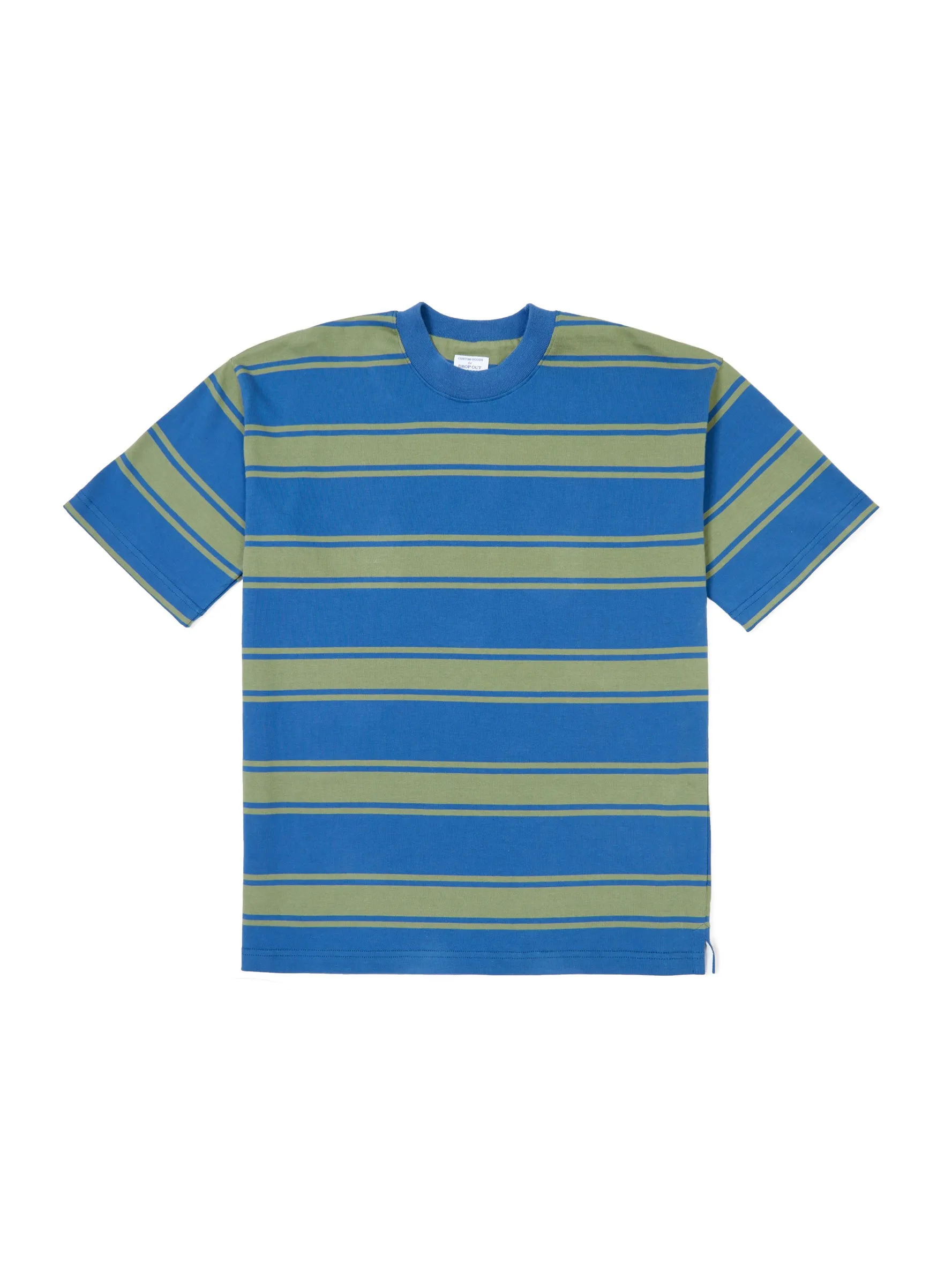 Stripe Tee Blue & Green