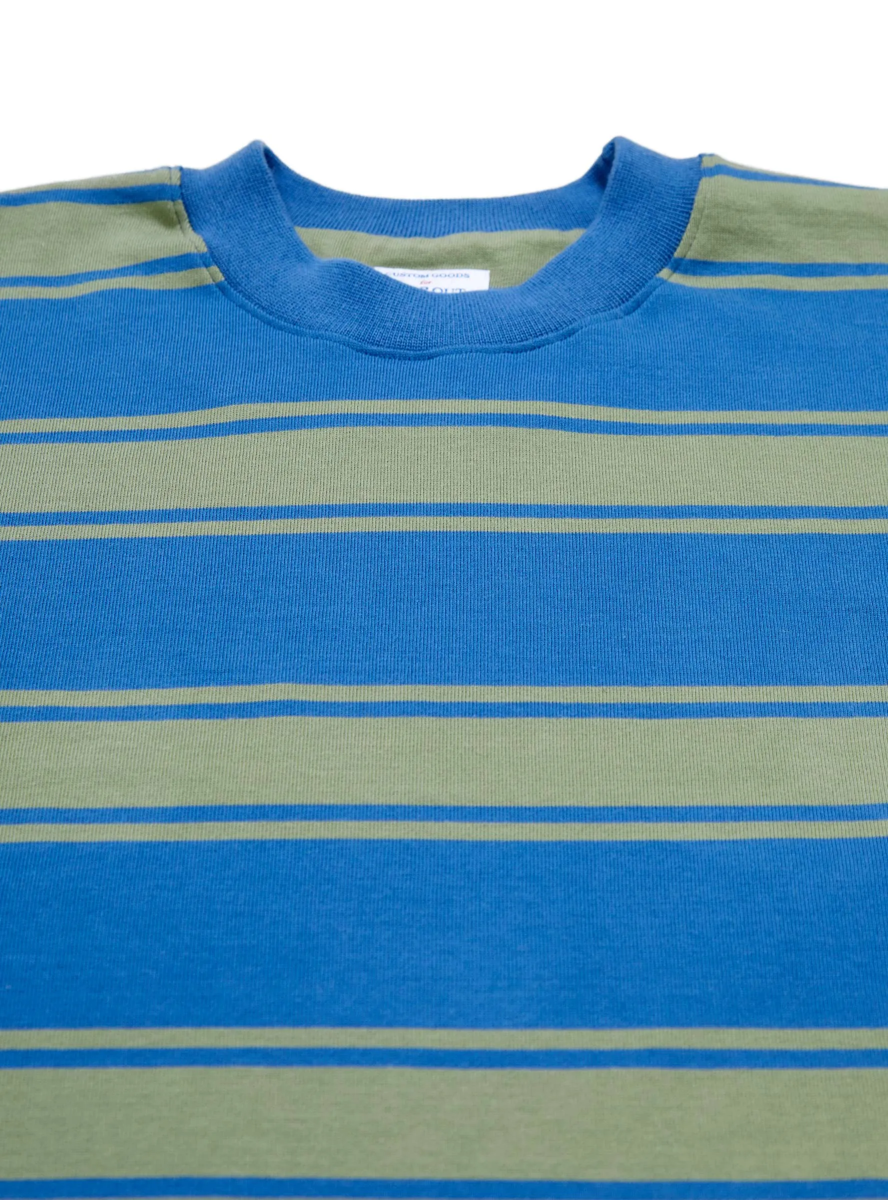 Stripe Tee Blue & Green