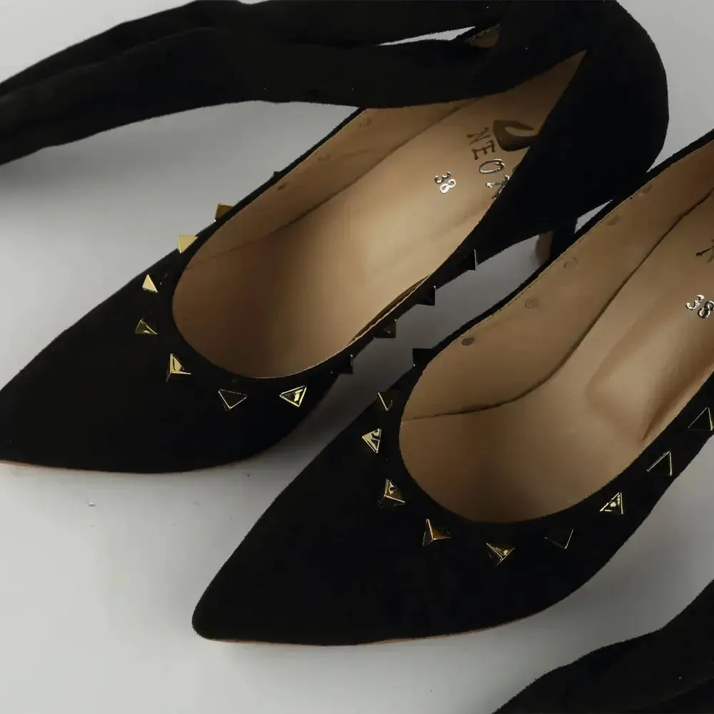 Sunstone Court Shoes Black