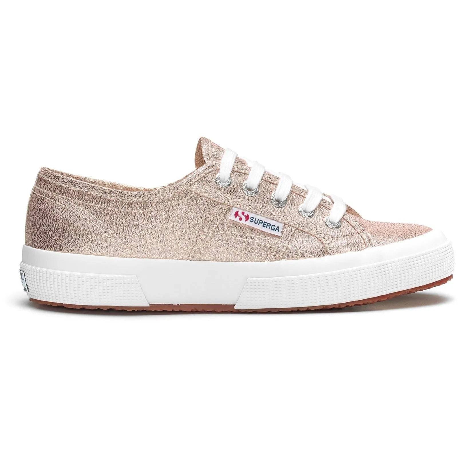 Superga 2750 Lamew Polyester Women's Rose Platinum Trainers