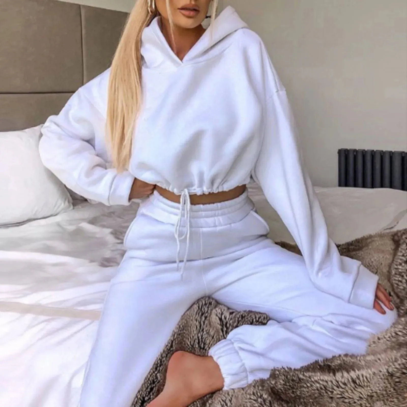 Trendy Two Piece Oversized Sports Tracksuit