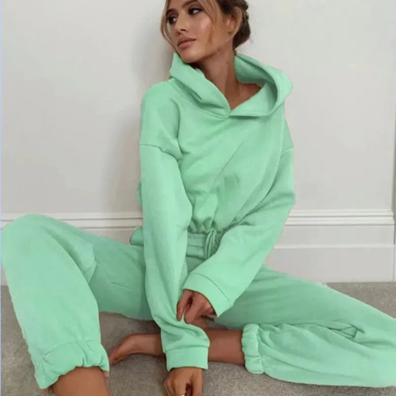 Trendy Two Piece Oversized Sports Tracksuit