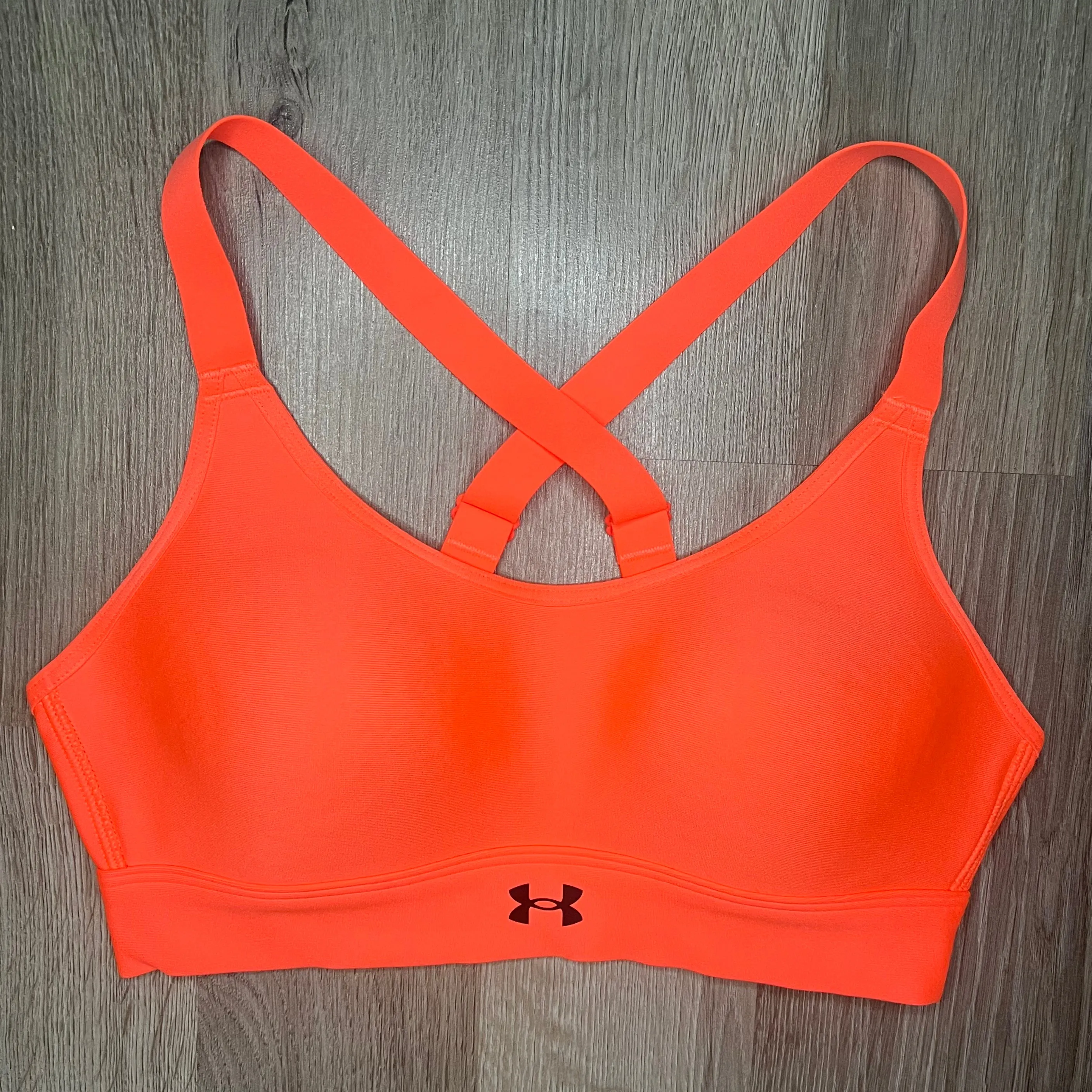 Under Armour Bra / Leggings Set Peach Orange