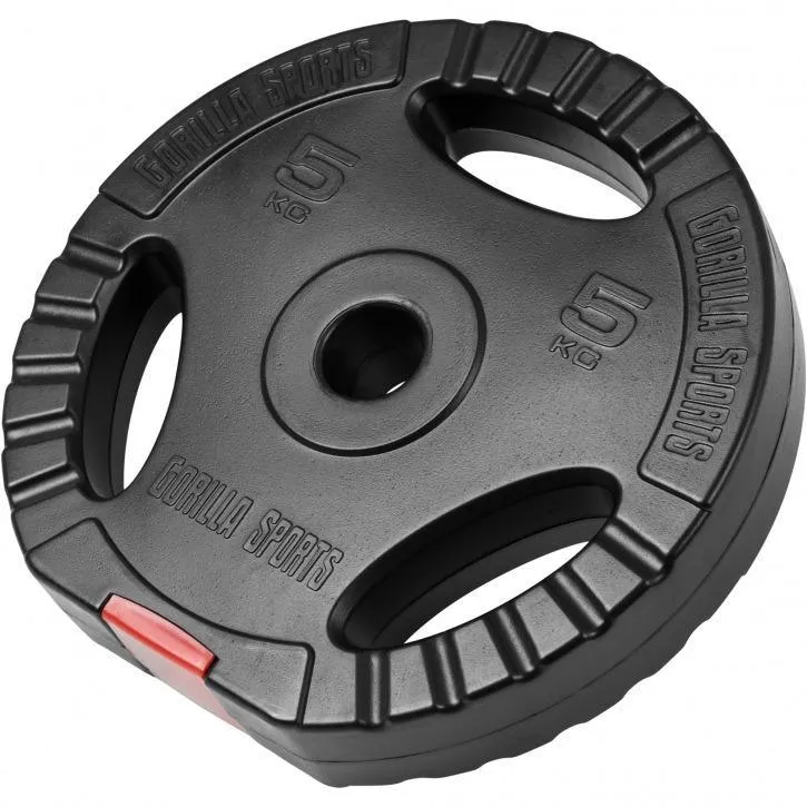 Vinyl Tri-Grip Weight Plate 5KG