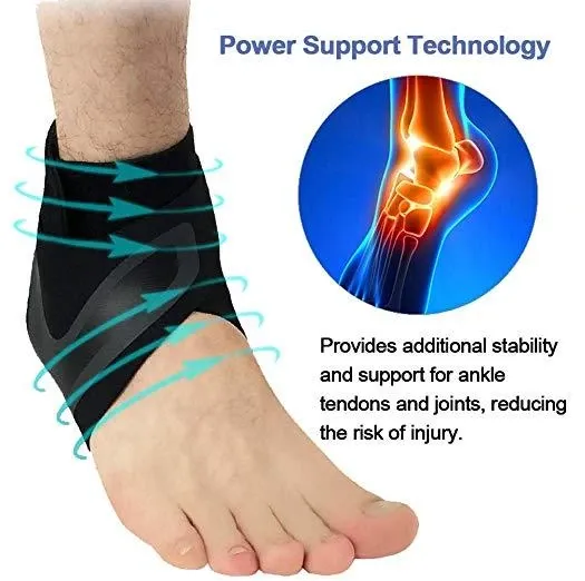 WALK-FREE THE ADJUSTABLE ELASTIC ANKLE BRACE - Ankle Support Brace,Elasticity Free Adjustment Protection Foot Bandage,Sprain Prevention Sport Fitness Guard Band