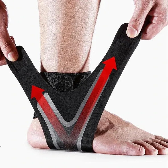 WALK-FREE THE ADJUSTABLE ELASTIC ANKLE BRACE - Ankle Support Brace,Elasticity Free Adjustment Protection Foot Bandage,Sprain Prevention Sport Fitness Guard Band