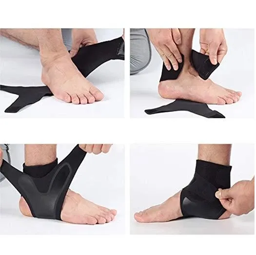 WALK-FREE THE ADJUSTABLE ELASTIC ANKLE BRACE - Ankle Support Brace,Elasticity Free Adjustment Protection Foot Bandage,Sprain Prevention Sport Fitness Guard Band