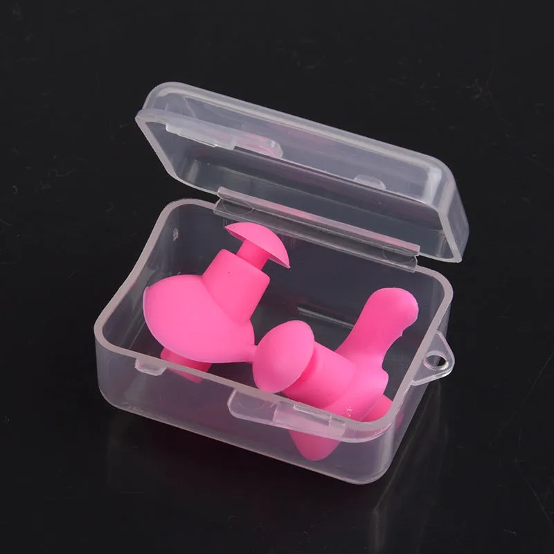 Waterproof Soft Silicone Earplugs  Durable and Portable Swimming Gear