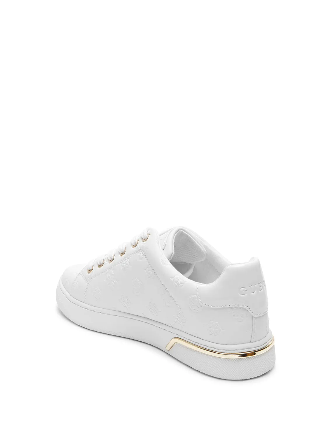 White Peony Logo Rollin Sneakers