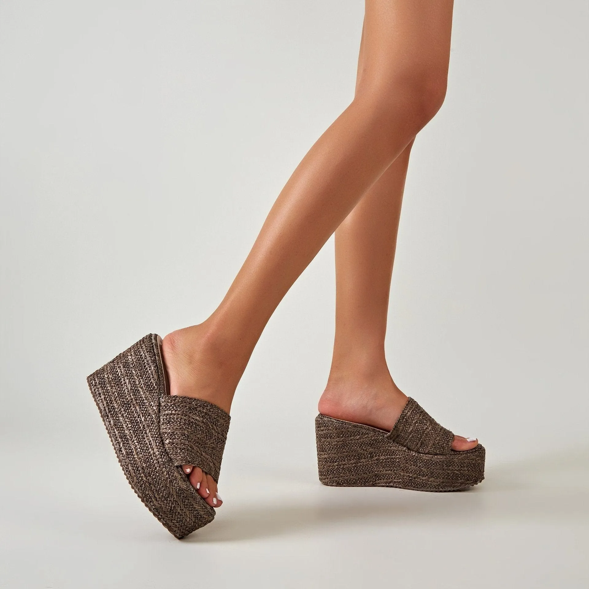 Woven Wedge Sandals