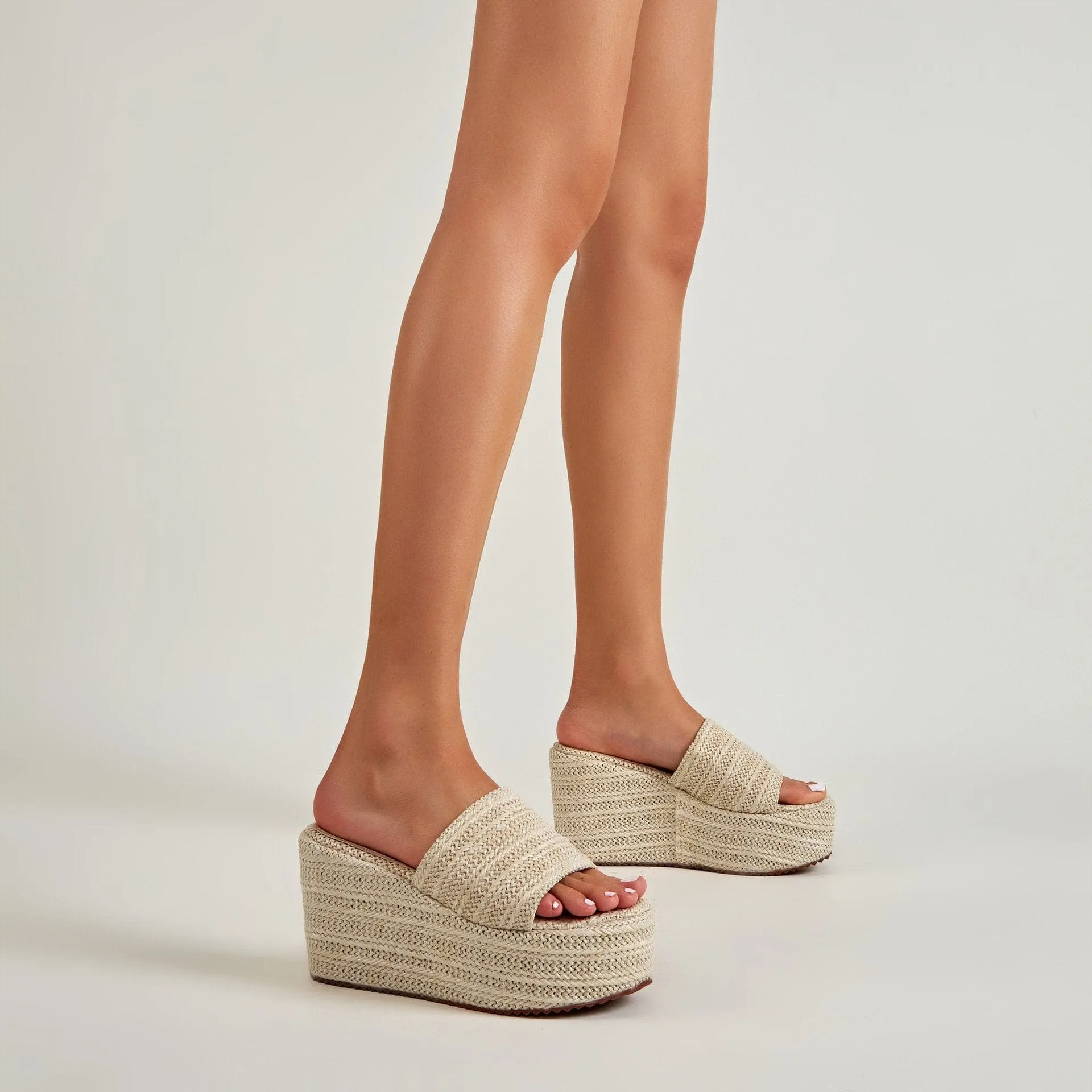 Woven Wedge Sandals