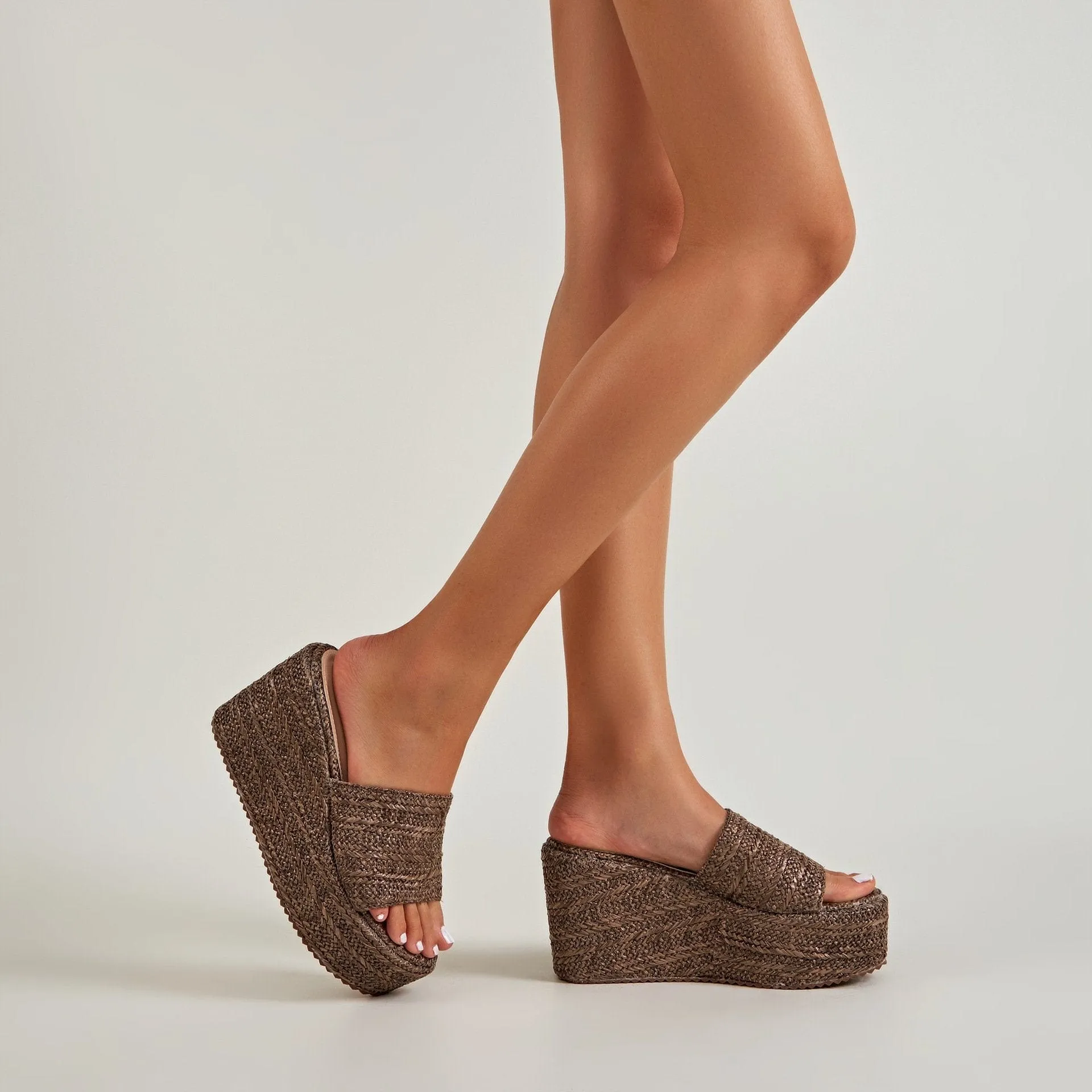 Woven Wedge Sandals